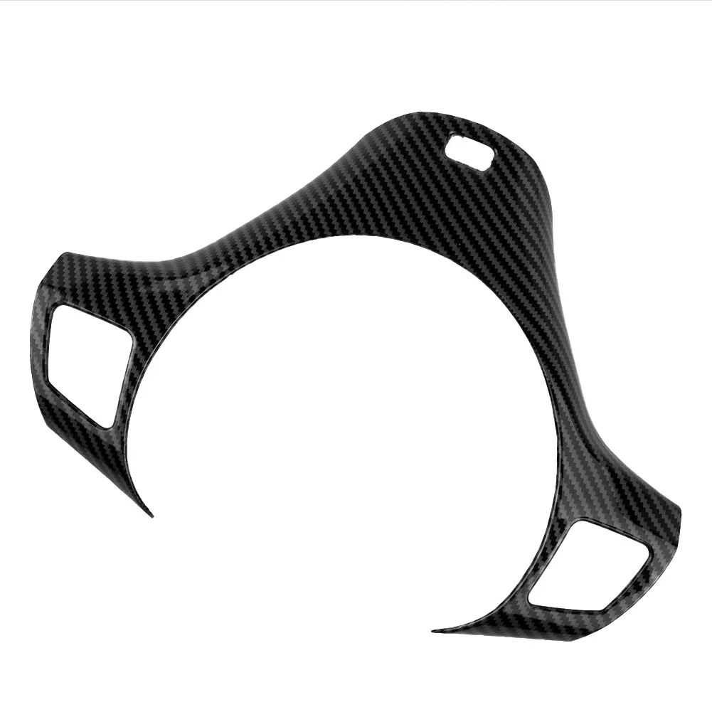 

Interior Stickers Steering Wheel Cover Steering Wheel Trim Cover Carbon Fiber Frame High Quality Interior 1pcs