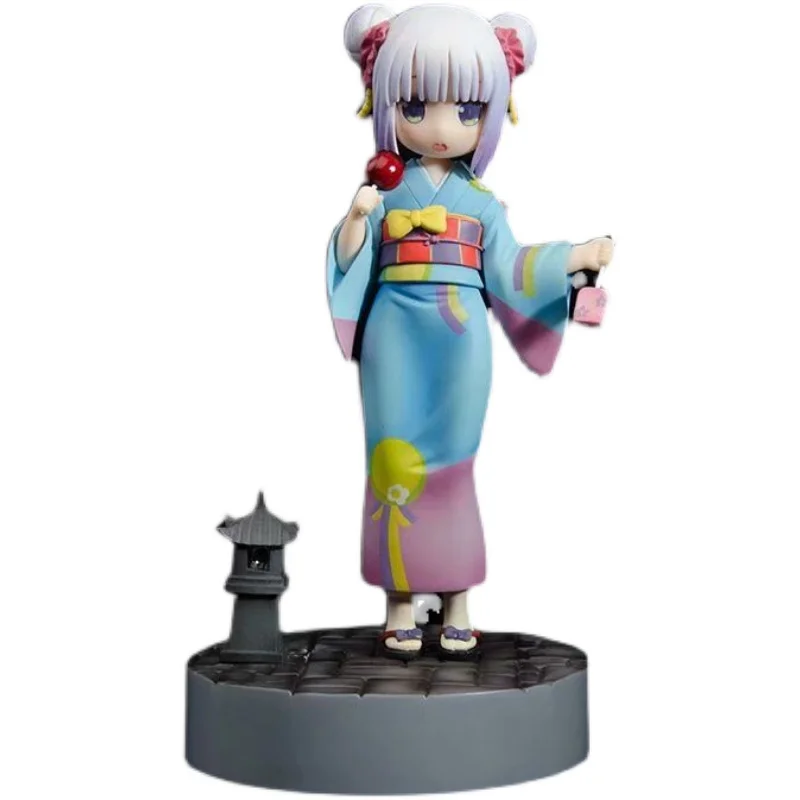 

Miss Kobayashi's Dragon Maid Kanna Kamui Anime Figure 1/8 scale painted Kimono Version PVC Action figure Toy Model Doll Gift
