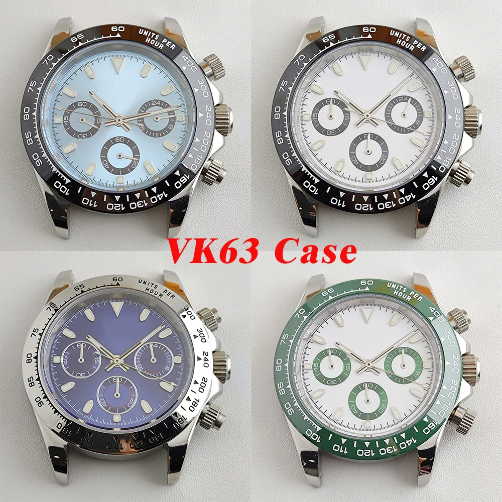 

Японские часы-хронограф VK63, кварцевый механизм 39 мм, диаллийский Циферблат из нержавеющей стали с изображением панды