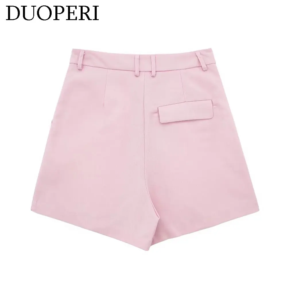 Sherouse женские льняные шорты в повседневном стиле трапециевидной формы с высокой