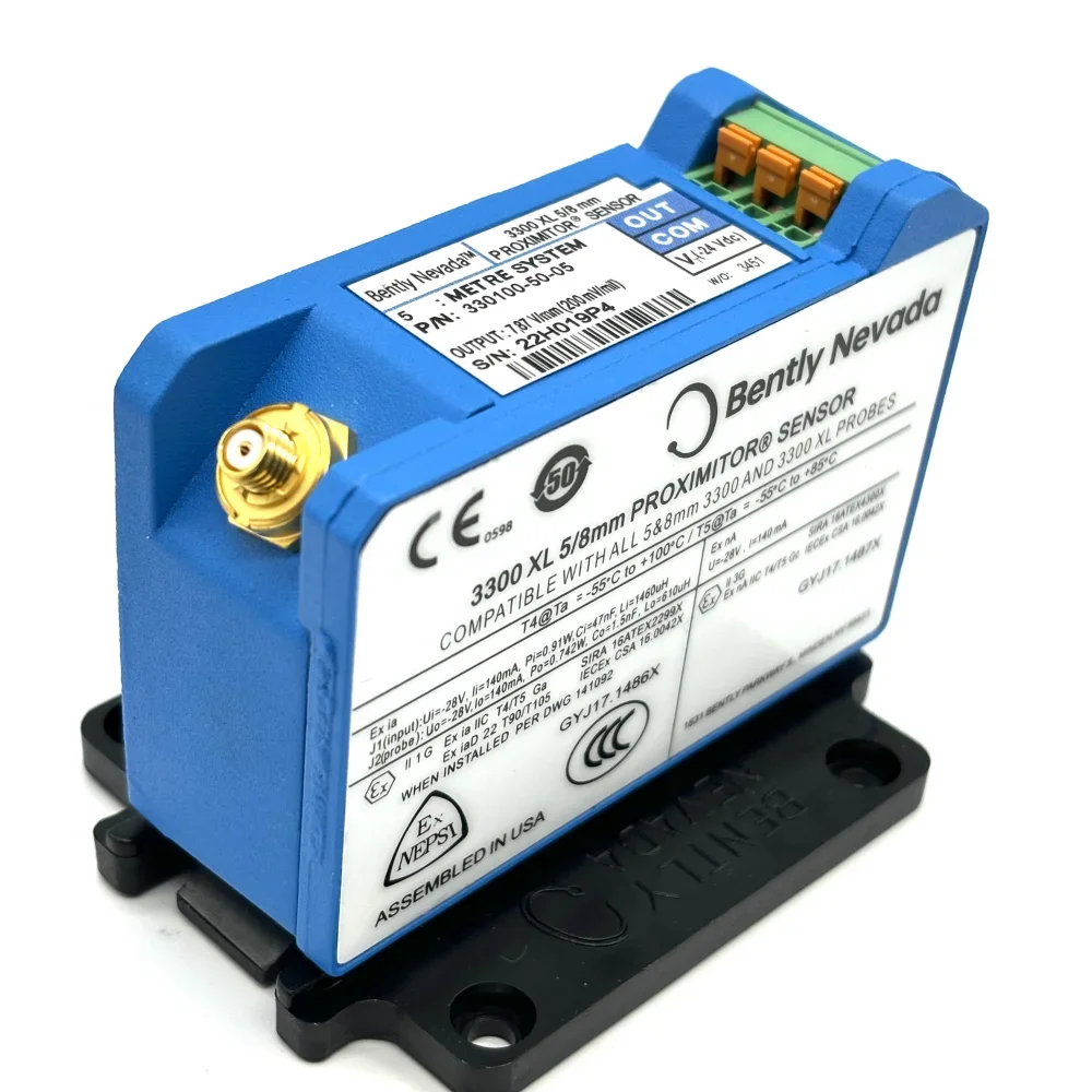 Датчик приближения Bently Nevada 3300XL 330100 -50-05 -51-00 -90-00 -90-01 Индуктивный датчик вихревого
