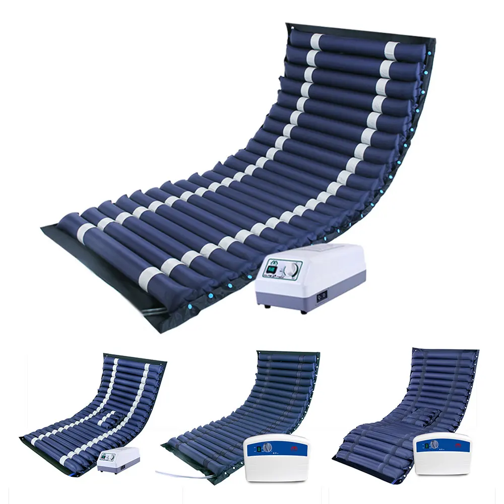 

Медицинская Больничная кровать с переменным давлением, воздушный матрас с насосом для предотвращения пролежней и пневматической массажно...