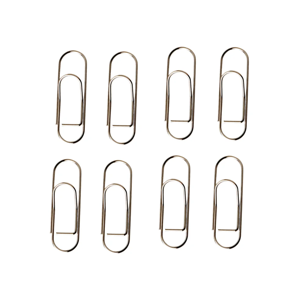 

Paper Clips Clip Holder Office Paperclips Clamps Document Binder Pen Note Bookmark Memo Pin Planner Wire Metal File Organizing