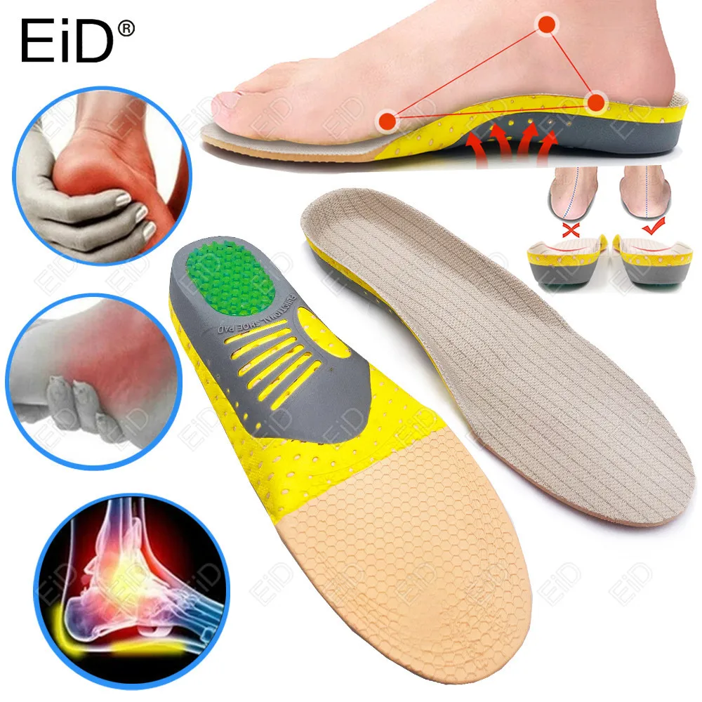 

Sport Orthotic Insole Flatfoot Orthopedic Insoles For Feet 3D Arch Support For Women Men Ease Pressure Damping Cushion Foot pain
