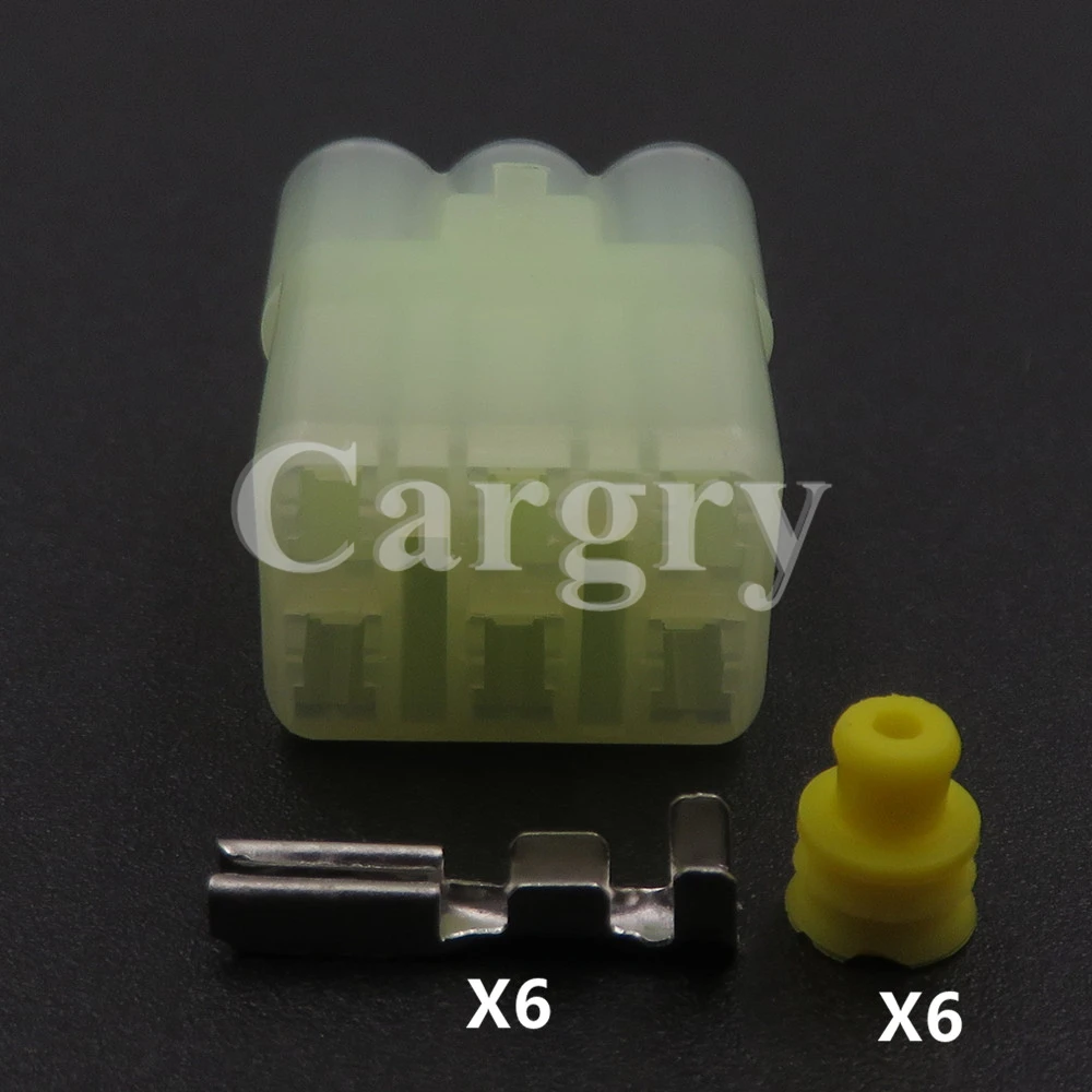 1 комплект 6P 6180-6181 автомобильный кислородный датчик Электрический проводной разъем 6189-6171 Автомобильная водонепроницаемая розетка