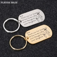 daddy key chains personalized gift fathers day keychain gift for daddy original love gifts to papa key ring pendant