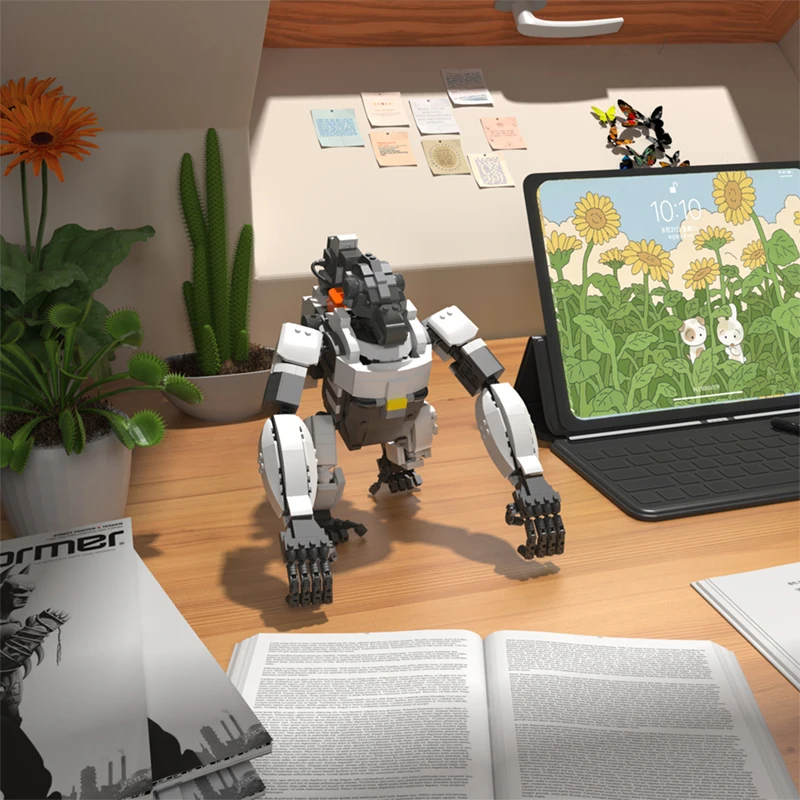 Конструктор MOC War, персонаж пионерской игры Winster Gorilla Mecha, строительные блоки, сборные детали, Детская модель, коллекционный подарок на день ро... (art.: 3920bb01bd554) - 3920bb01bd554