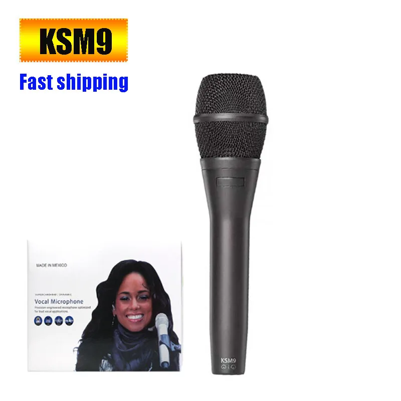 For Shure KSM9 Professional Karaoke Microphone Dynamic Vocal Classic Live Super-Cardioid Clear Sound Stage Performance