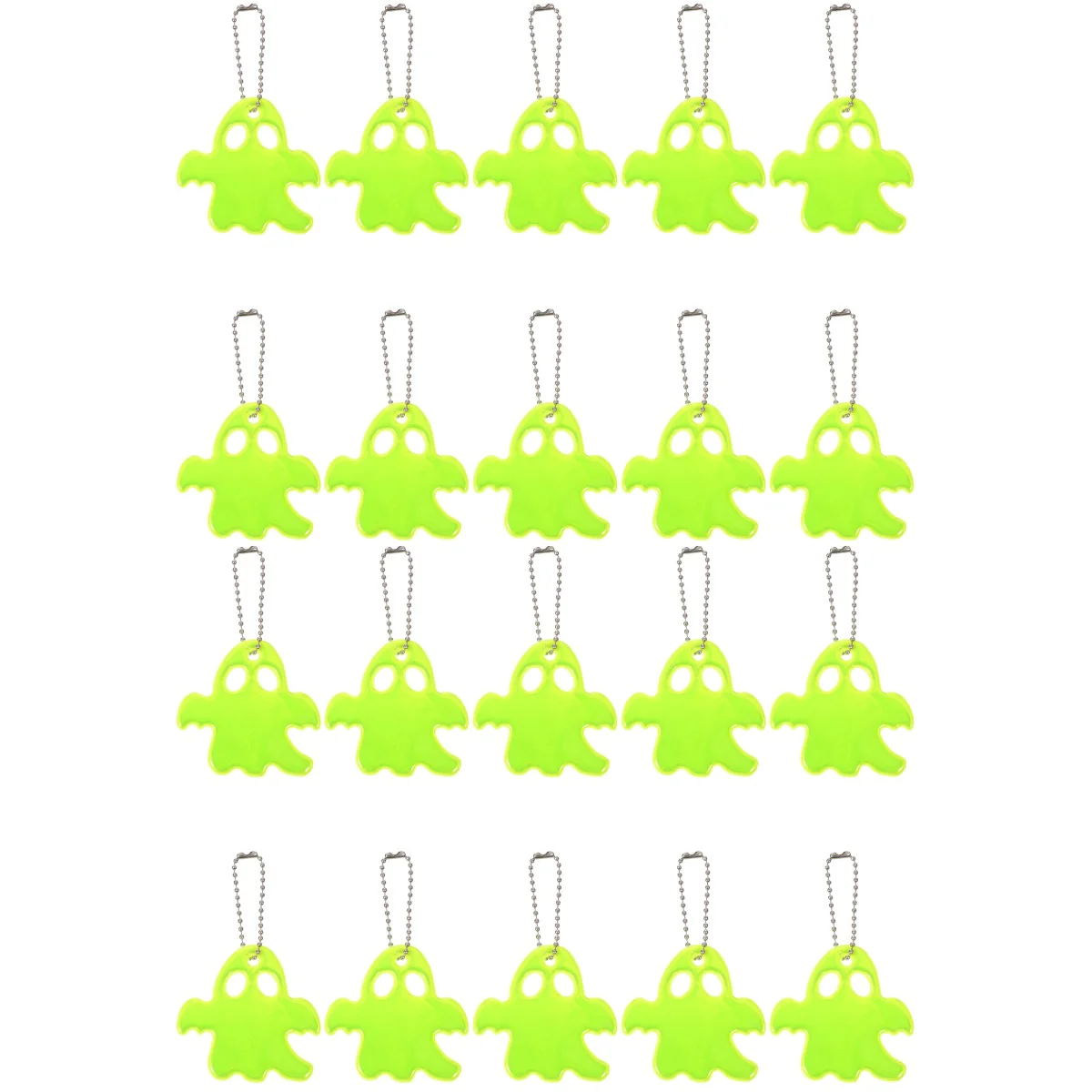 

Reflective Ghost Pendant Keychain Reflectorpendants Night Charm Safetyride Gear Hanging Mobile Light Diy Tag Backpack