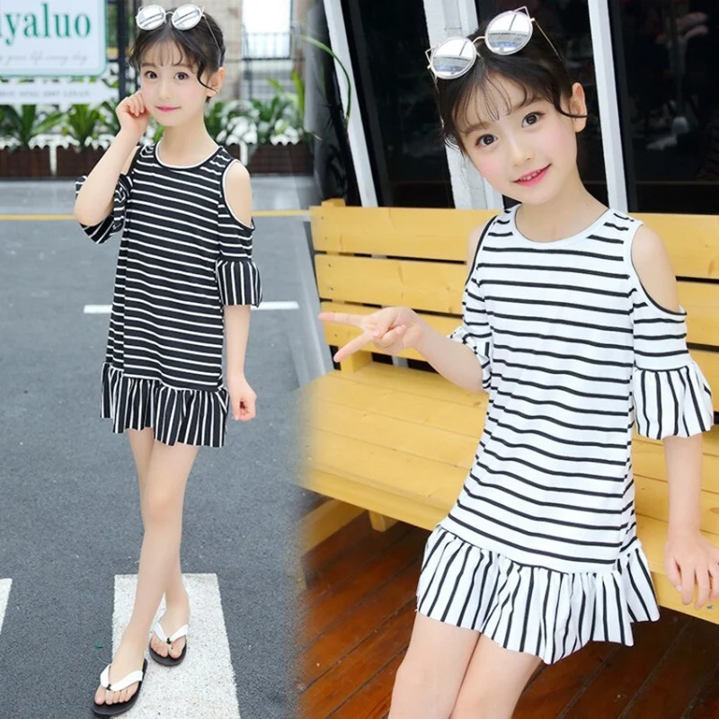 Китайские детские красивые дешевые платья для девочек повседневные Мини-платья