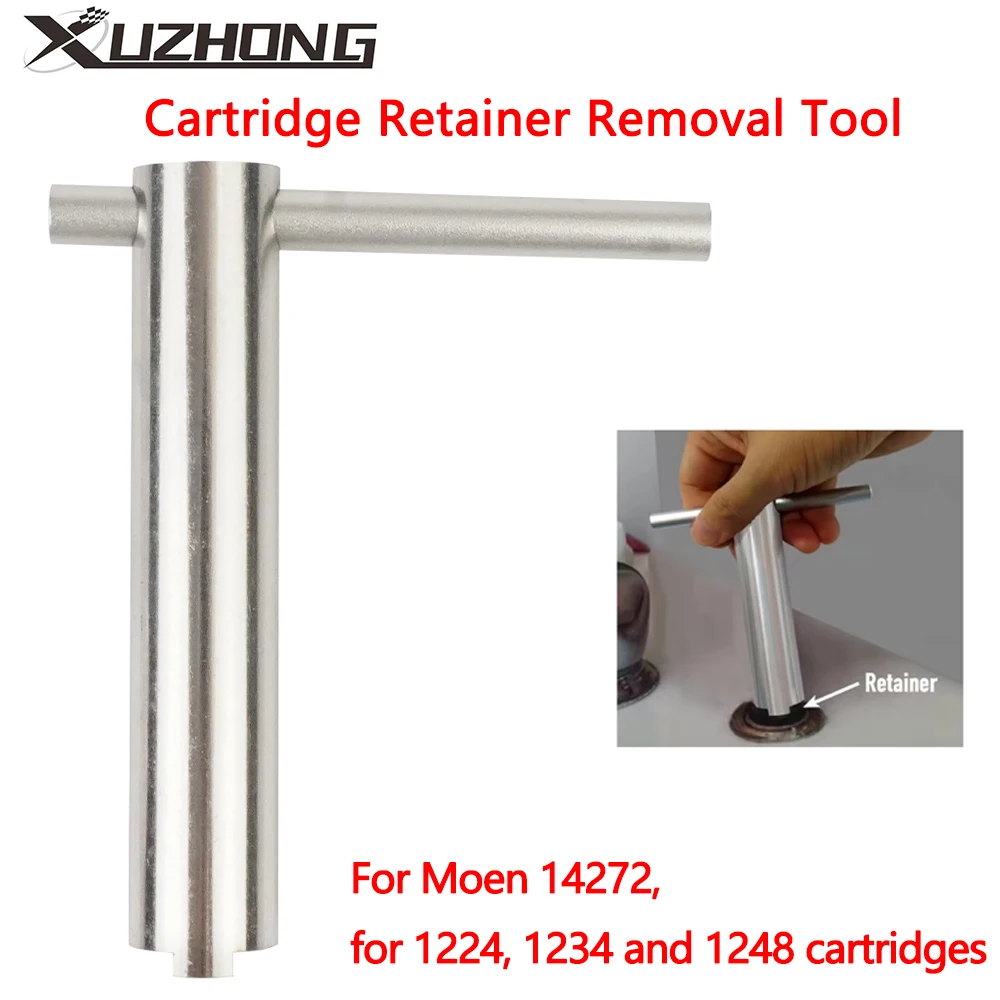 Инструмент для удаления картриджа с ручкой Moen 14272 съемник 1224 1234 1248 серебристый
