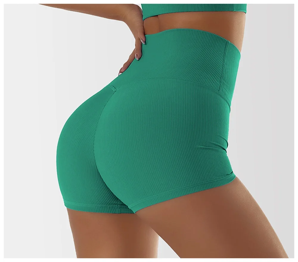 EINYOO New Spandex Solid Seamless Shorts Women Soft Workout Tights Fitness Outfits Abdominal Yoga Pants Gym Wear Zevity Traf Y2K