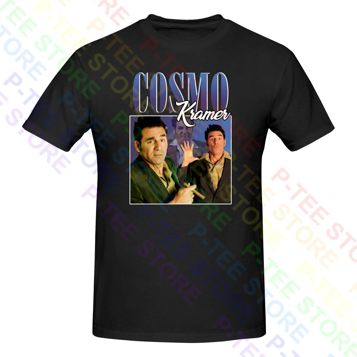 90-х Cosmo Kramer Seinfeld Tv Series Bbeeclothing. Футболка, футболка, подарок, унисекс, хипстер, Лидер продаж