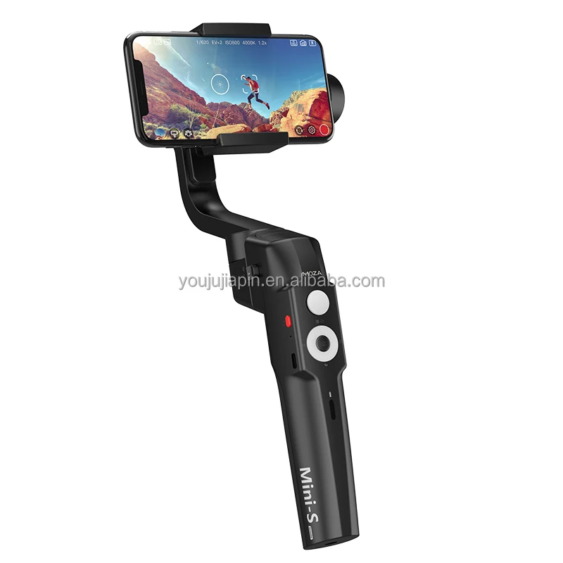 

In Stock Moza Mini-S Foldable Pocket-Sized 3-Axis Handheld Gimbal Stabilizer for ios X XS Max GoPro VS Mini-Mi Feiyu Vimble 2
