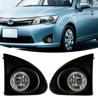 led fog light foglamps for toyota axio 2013 2014 2015 front bumper auto driving daylights accessories with wires harness