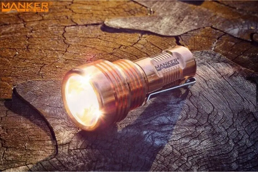 Новый Медный светодиодный фонарик Manker MC13 Luminus SFT40 LED 2000LM (с батареей) - купить по