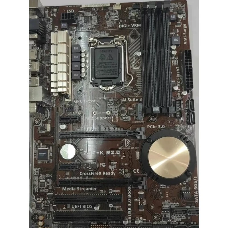 Фото Материнская плата Z97-K R2.0 в идеальном состоянии с файлами, б/у, состояние 90% нового