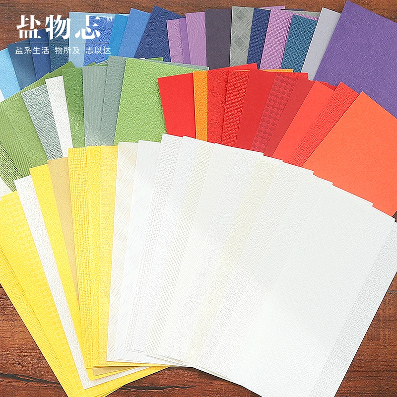 

SaYing 30Sheets Kawaii Simple Memo Pad DIY Journal Scrapbooking Mixed Material Sticky Notes Paper Students Decoration Stationery