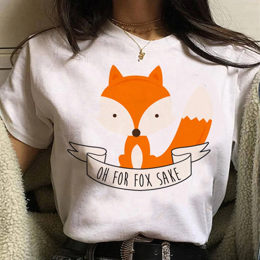 

Oh For Fox Sake Tee women manga streetwear summer tshirt girl graphic Japanese harajuku clothes