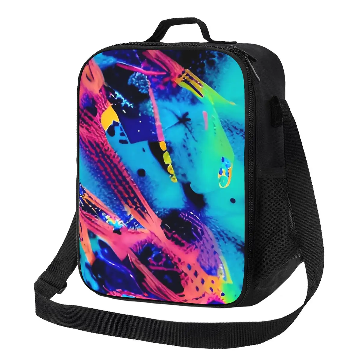 

Abstract Painting Lunch Bag Abstract Art Casual Lunch Box Office Portable Thermal Lunch Bags Print Cooler Bag