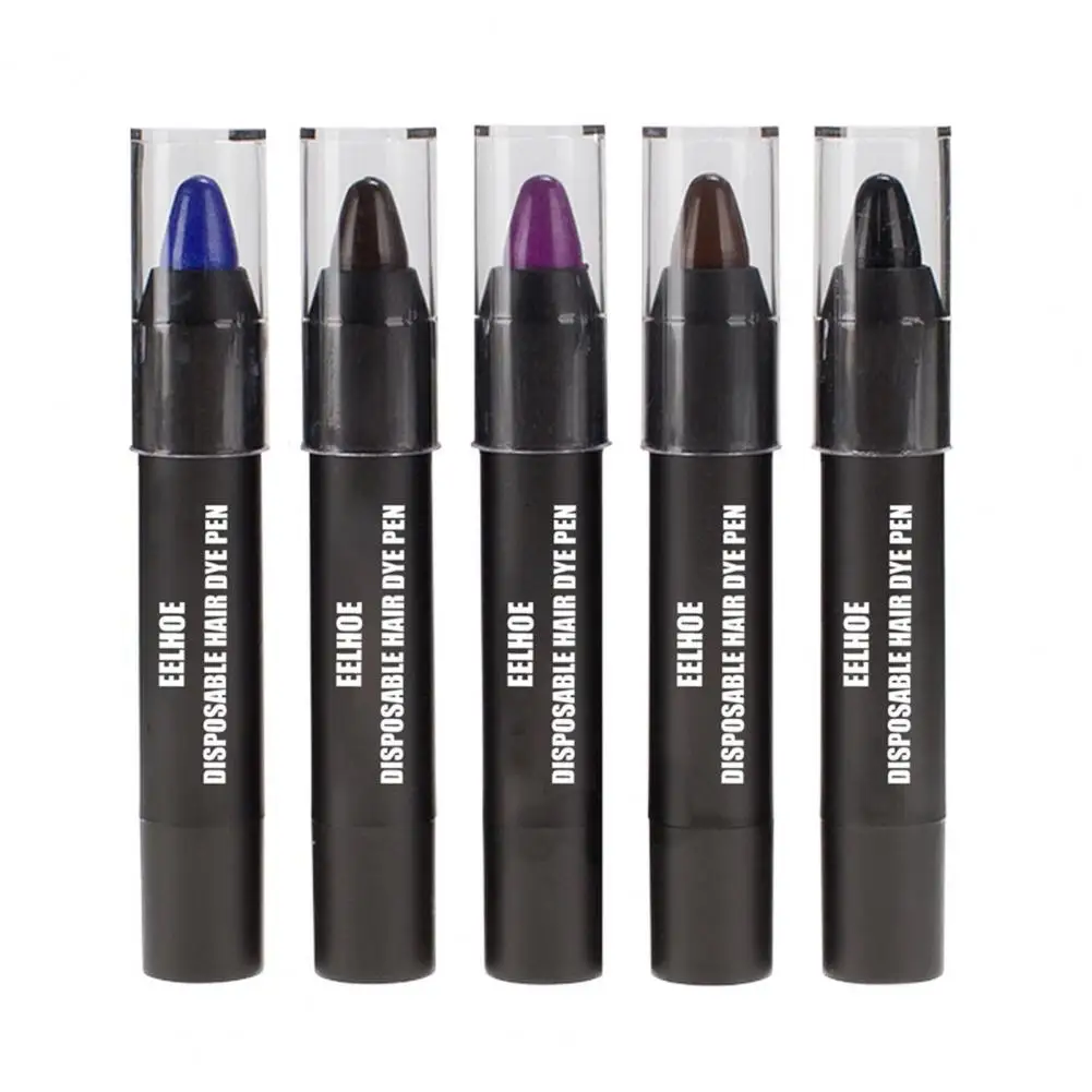 

Hair Chalk Pen Safe Easy to Carry Lightweight Disposable Hair Dye Pen for Women