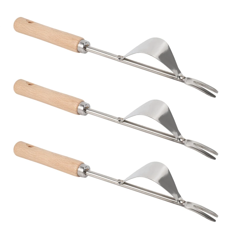 

3 шт., лопата для пересадки саженцев, из нержавеющей стали