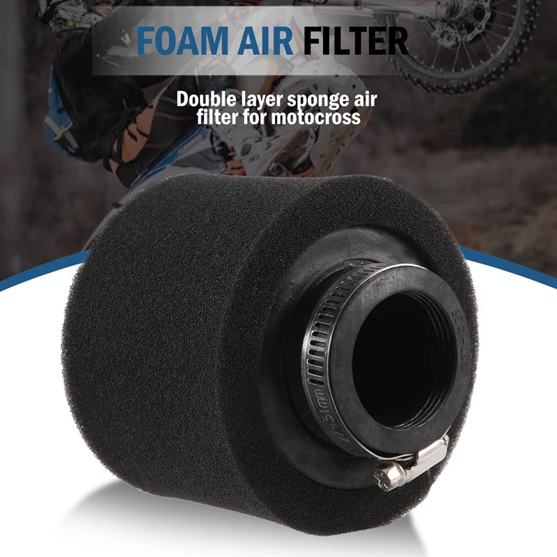 Черный 38 мм двойной пенопластовый воздушный фильтр 110/125/150 куб.см пит-байк Quad Atv