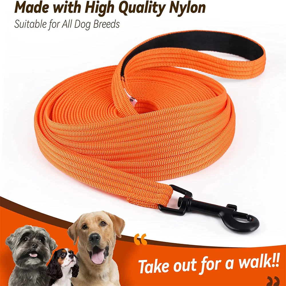 

New Long Dog Leash Rope Comfortable Handle Pet Lead Belt Outdoor Training Dog Recall Lanyard for Small Medium Large Dogs Product