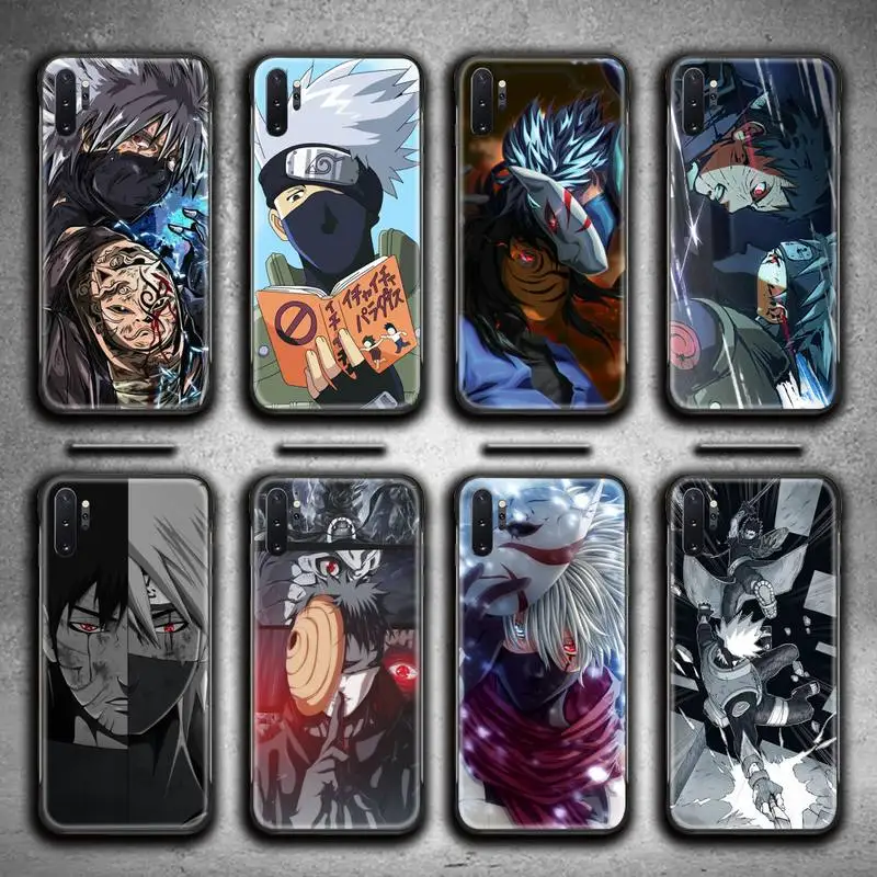 

Naruto Kakashi Obito Phone Case For Samsung Galaxy Note20 ultra 7 8 9 10 Plus lite M51 M21 M31S J8 2018 Prime