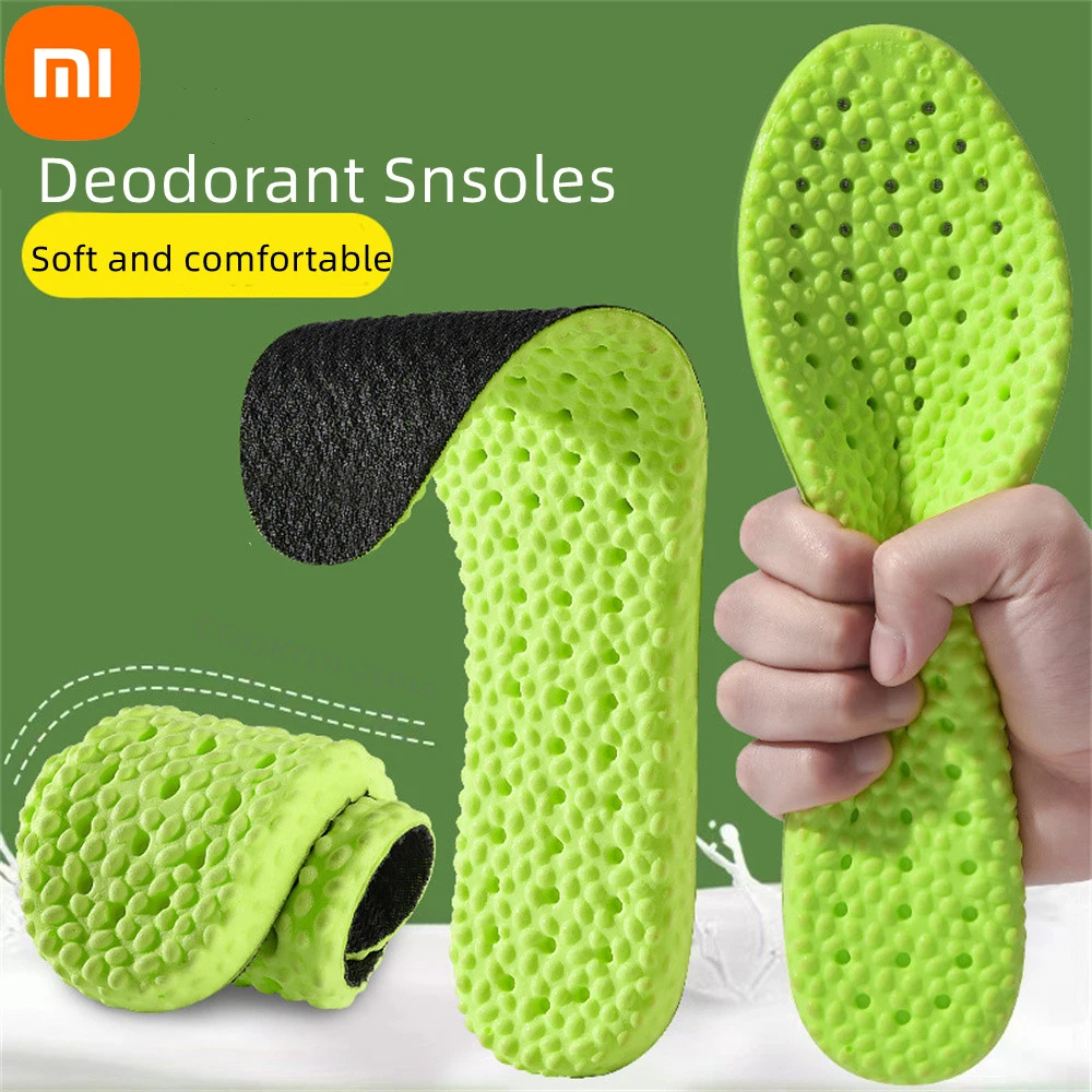 

Xiaomi Soft and Comfortable Sports Insole Shock-absorbing Wormwood Deodorant Insole Sweat-absorbing Men's Deodorant Insole