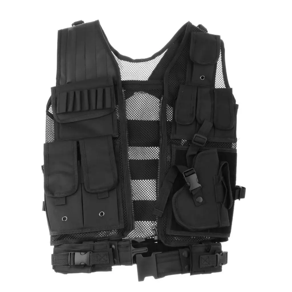 

Gaming Vest Breathable With Numerous Pouches Combat Training Vest