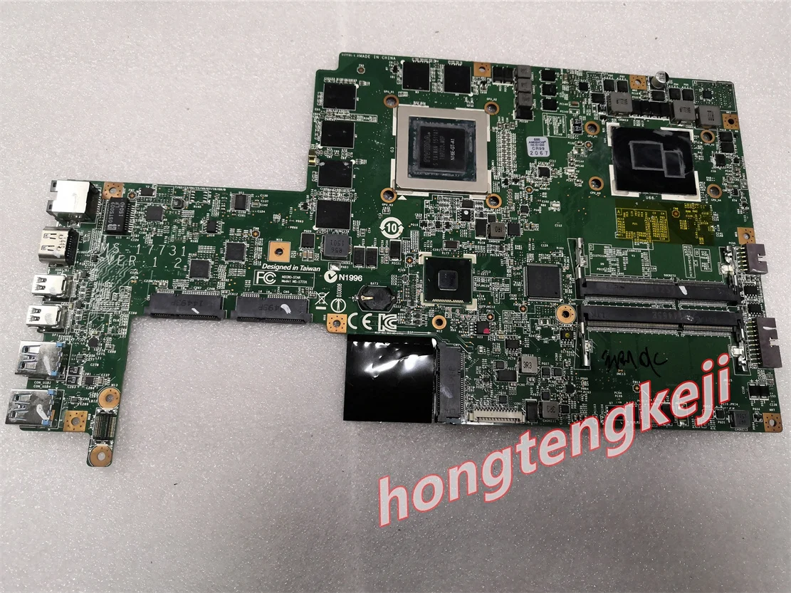 

Used For MSI MS-1773 MS-17731 GS70 Laptop Motherboard with i7-5700hq and gtx970m test ok