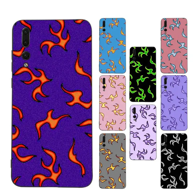 

Aesthetic Flame Phone Case for Huawei Honor 10 i 8X C 5A 20 9 10 30 lite pro Voew 10 20 V30