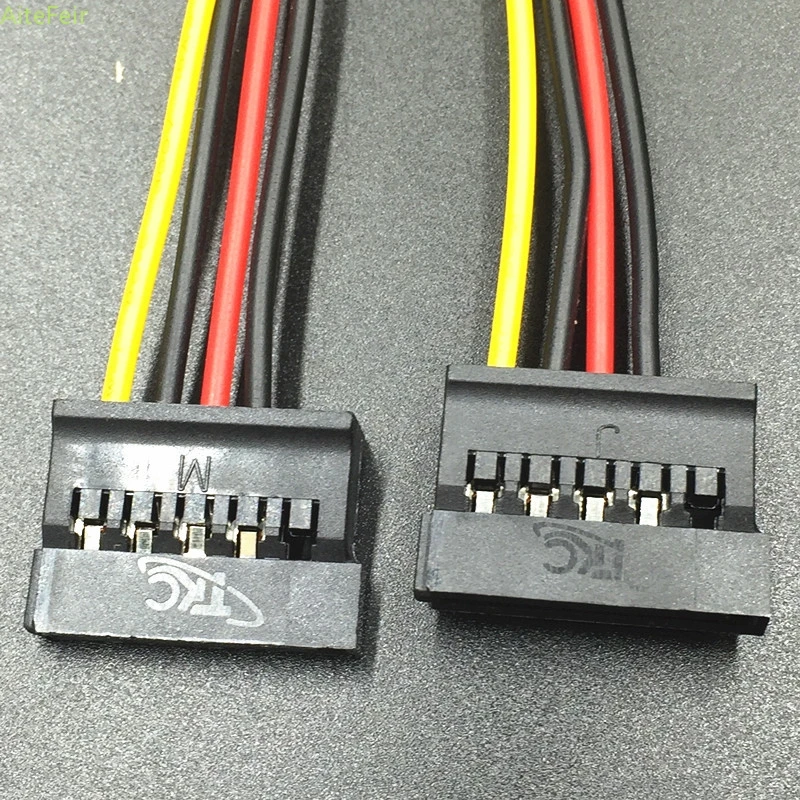 Кабель питания Molex IDE-2 серии ATA 4-контактный кабель для жестких дисков SATA Y-образный