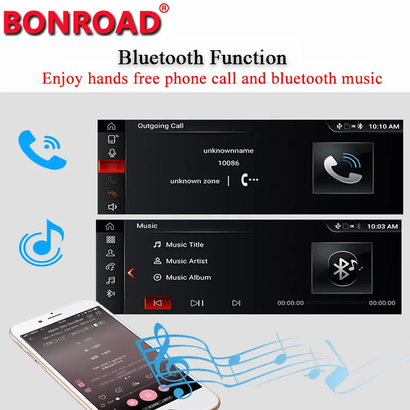 Автомобильный проигрыватель Bonroad Android 10 сенсорный экран для BMW 5 Series F10/F11 520i 525i 528i