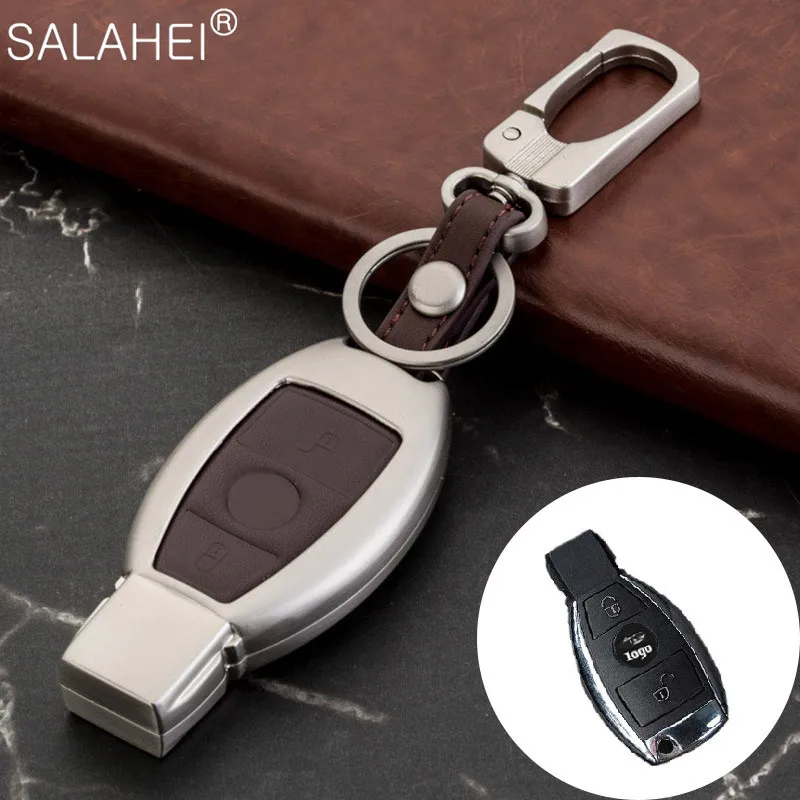 

2022 New Zinc Alloy Car Remote Key Case Shell For Mercedes Benz E C Class W204 W212 W176 GLC CLA GLA Auto Styling Accessories