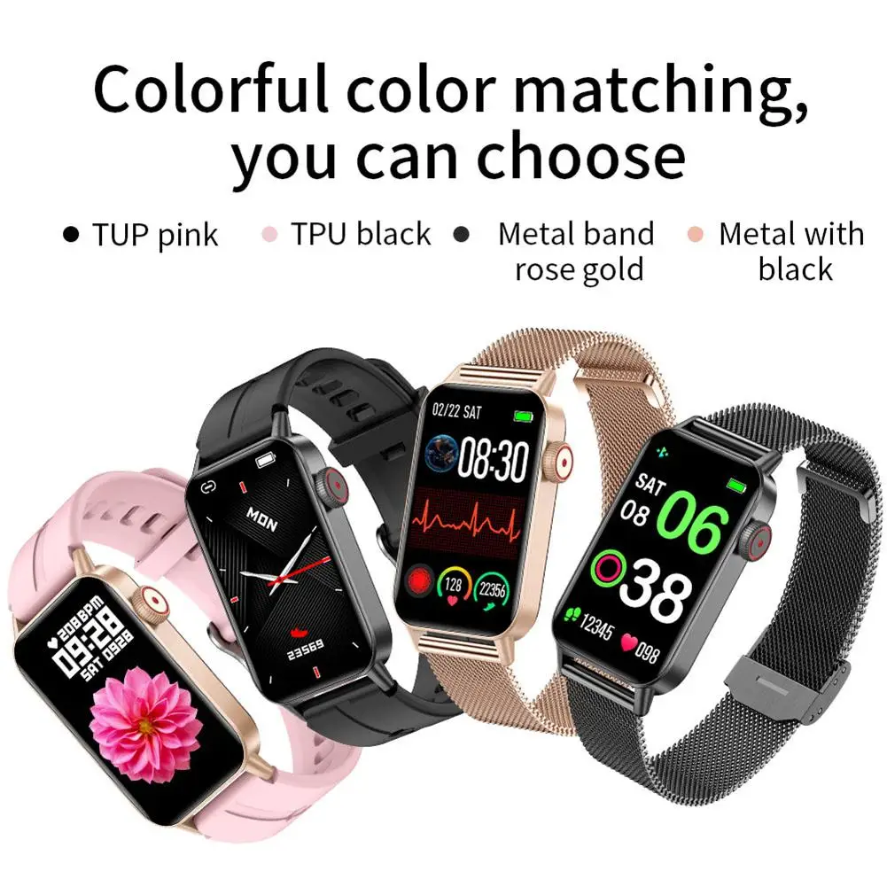 

F45 Intelligent Watch 1.47inch Bluetooth-compatible 5.0 Heart Rate Blood Oxygen Pressure Monitor Ip68 Waterproof Smartwatch