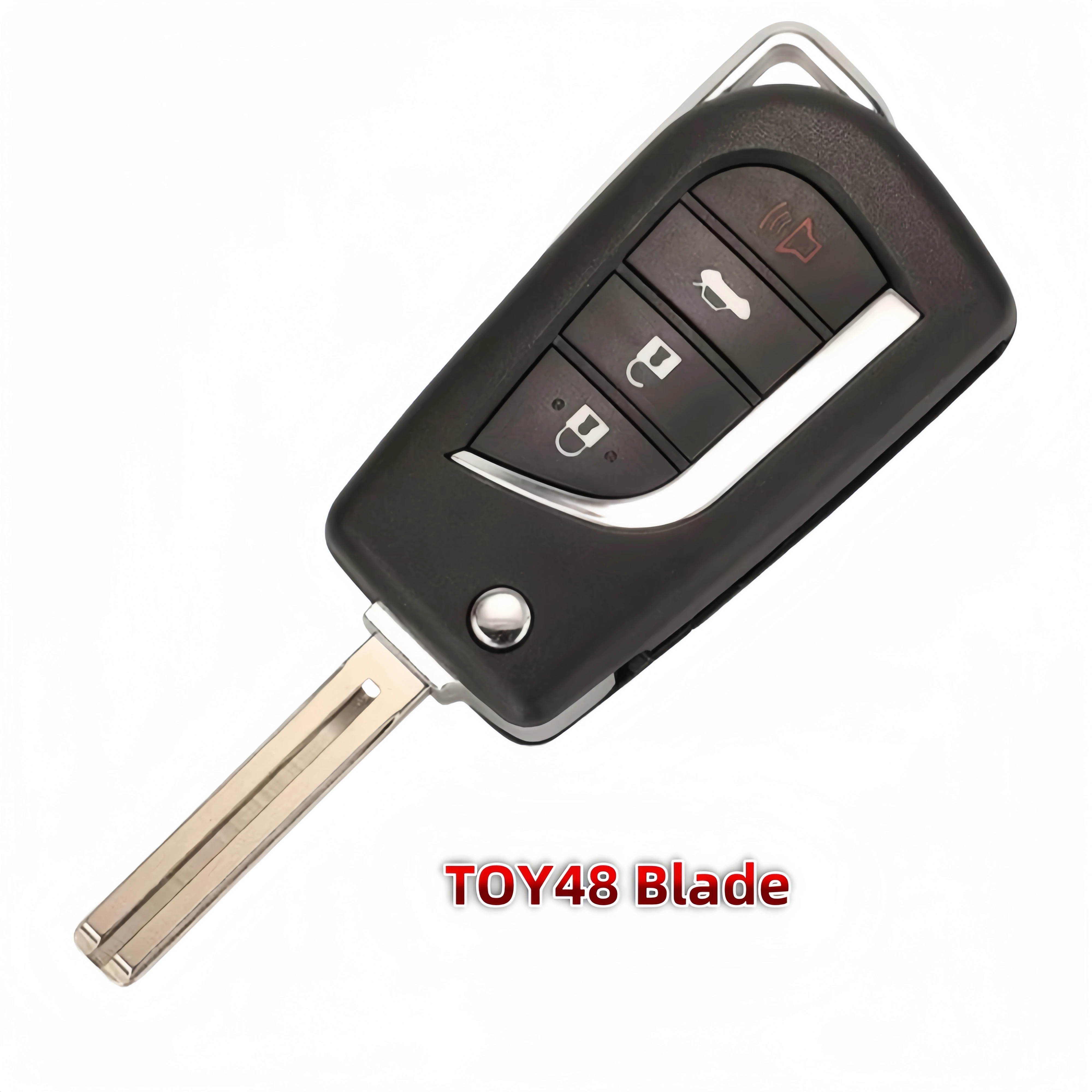 

XJMYNB складной корпус дистанционного ключа для Toyota Levin Camry Reiz Highlander Corolla, чехол для ключей VA2 Toy48 Toy43 Blade 2/3/4BTN