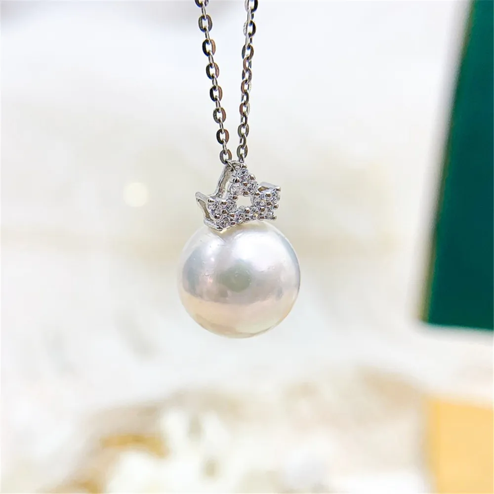 Жемчужные аксессуары сделай сам подвеска из стерлингового серебра 925 пробы для