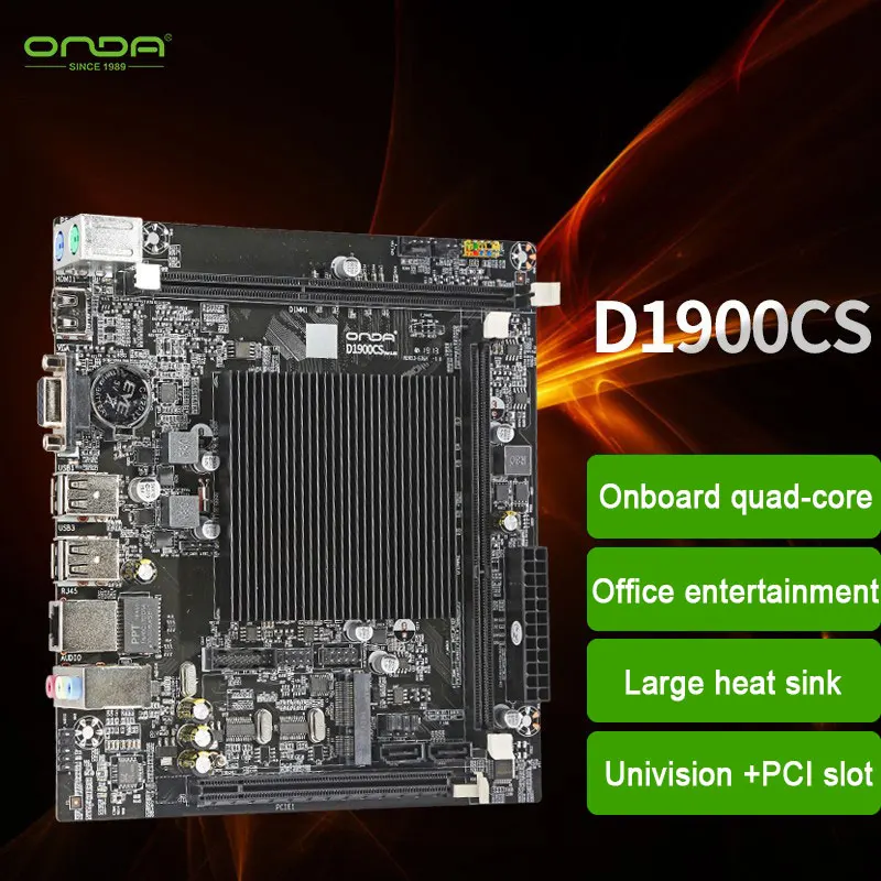 

ONDA D1900CS Motherboard HDMI/VGA (built-in Intel J1900/CPU OnBoard)