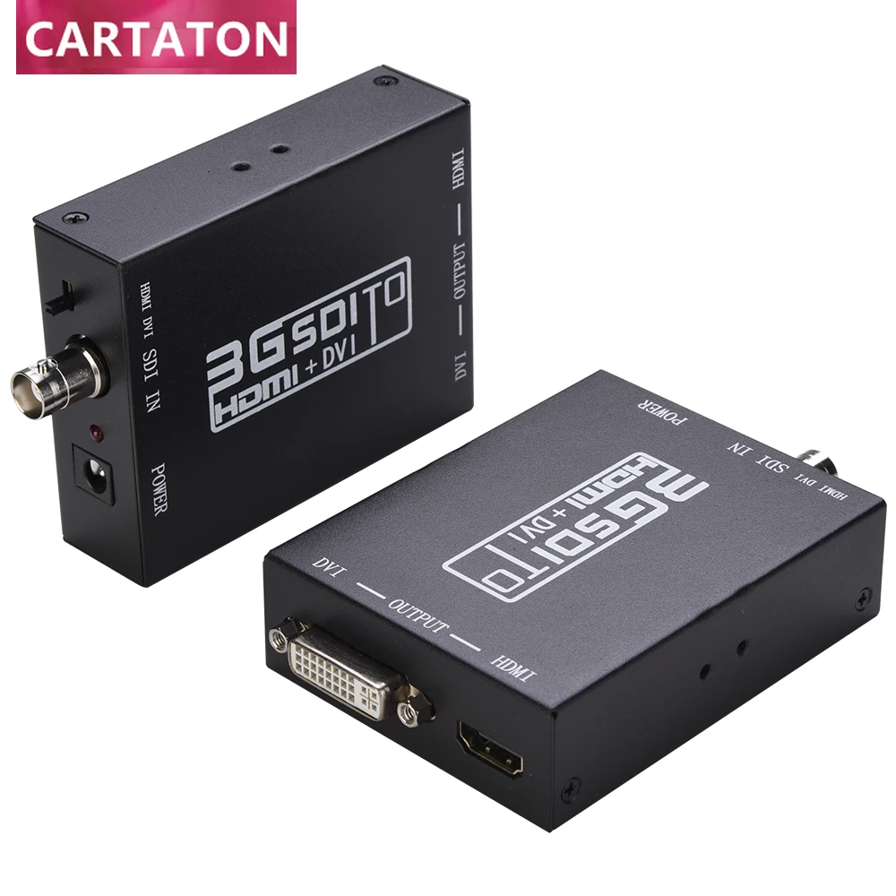 

Новый продукт 3G SDI в HDMI + DVI преобразователь выход 2 в 1