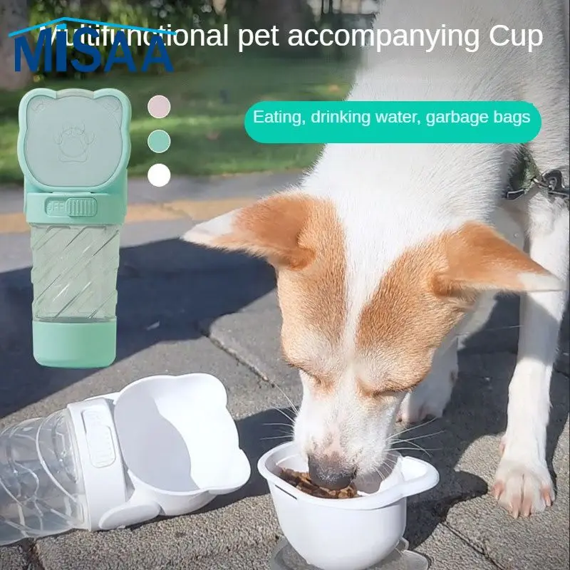 

Водяной фонтан для собак, независимое хранение зерна, белый цвет, умное использование пространства, чашка для воды для домашних животных, Зеленый АБС