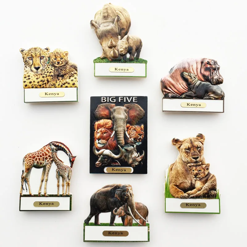 

Кения Южный арфика Африканские животные магнит на холодильник туристические сувениры Жираф Наклейки на холодильник коллекционные подарки Домашний декор