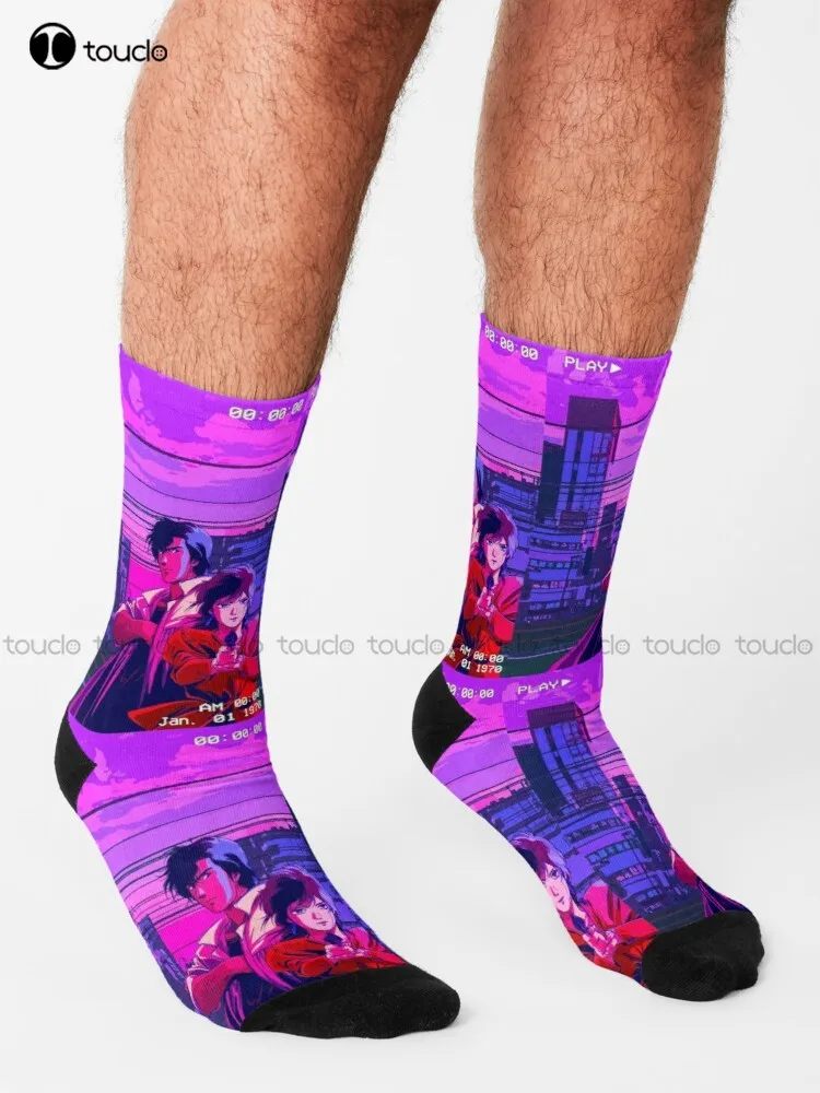 Носки City Hunter Nicky Larson в Токио милые носки унисекс Молодежные для подростков