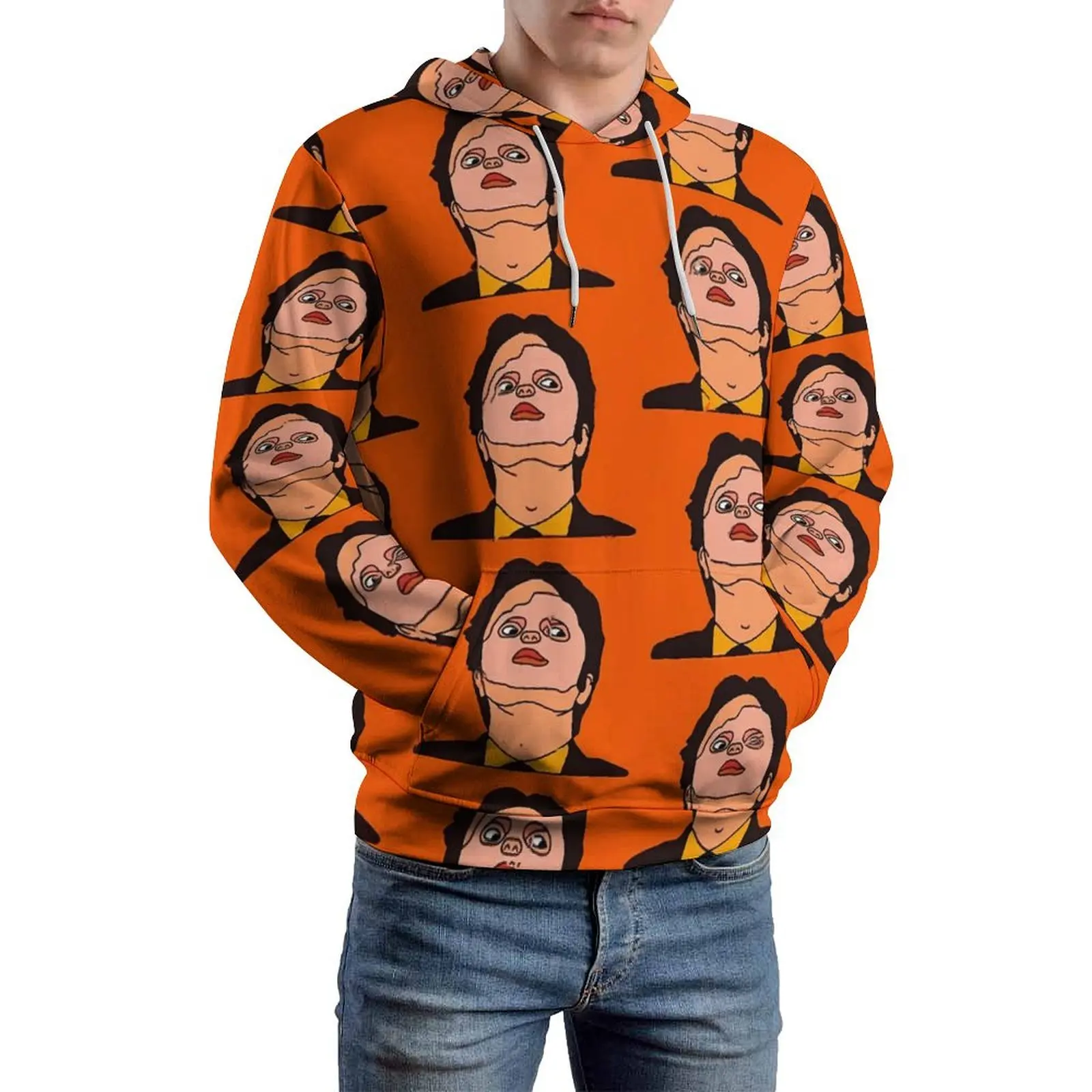 Dwight Shrute повседневные толстовки забавный мужской уличный стиль толстовка мужская