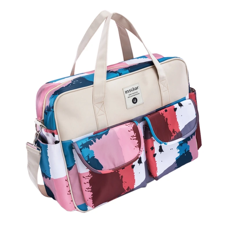 

Insular Waterproof Diaper Bag Large Capacity Handbag Messenger Travel Bag Multifunctional Maternity Mother Baby Stroller Bags