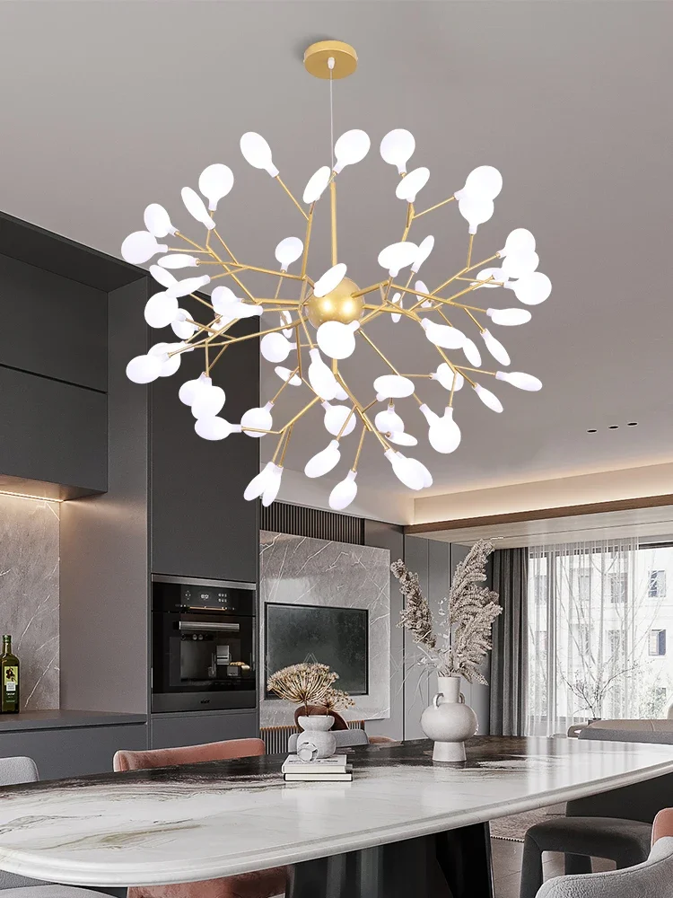 

Modern LED firefly Chandelier light stylish tree room decor for Bedroom Kitchen Dining room Living room Luster Home Decoration