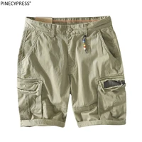 100 cotton anti pilling summer fashion frayed male casual pockets button zipper fly street knee length cargo men shorts