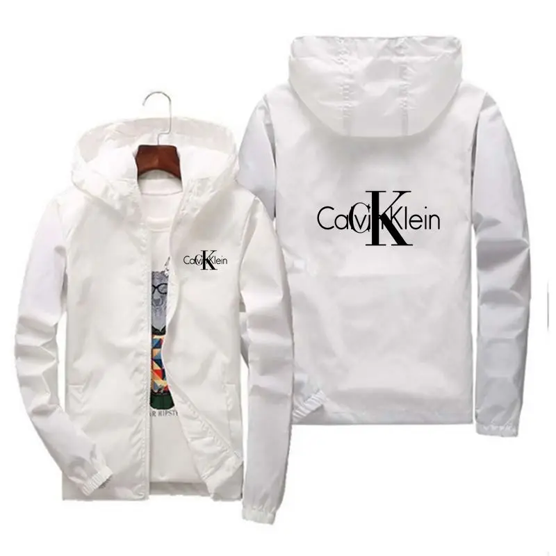 Мужская куртка с капюшоном новинка 2024 весенне-осенняя брендовая мужская