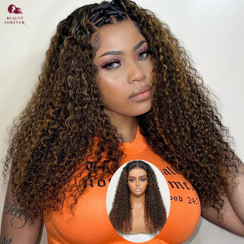 Парик Beautyforever из малайзийских вьющихся человеческих волос # FB30 парик балаяж